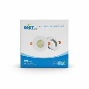 Spot LED Encastrable COB 7W 3000K Blanc Chaud SORTLED