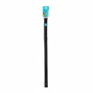 Laisse en Nylon Noir L 120 x 2,5 cm LooPet pour grand chien
