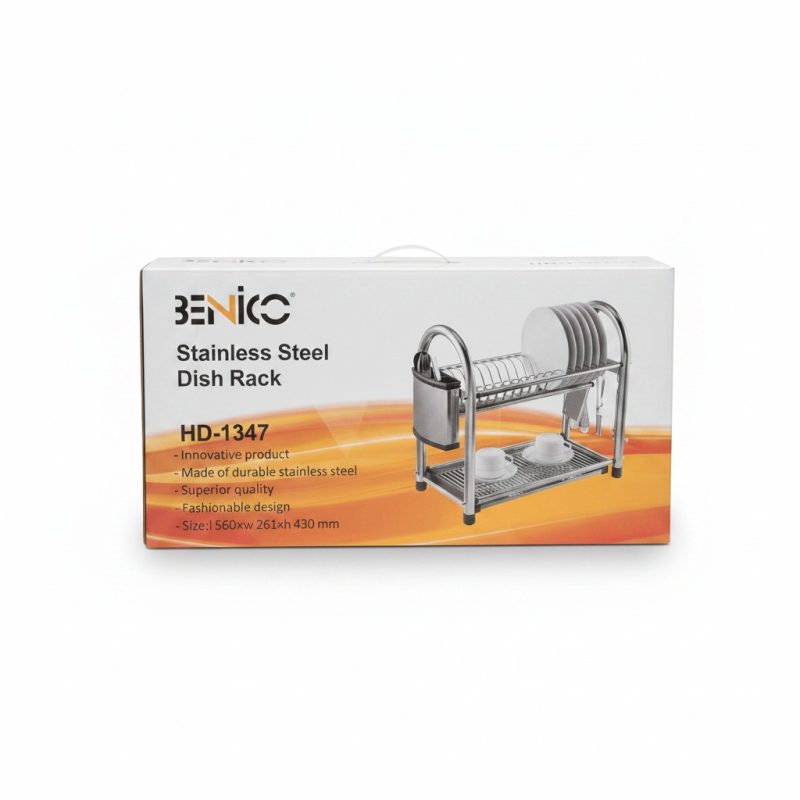 Égouttoir vaisselle 2 étages Inox BENICO HD1347