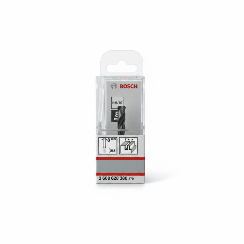 Fraise droite carbure 2 coupes Ø 7mm queue 8mm Bosch