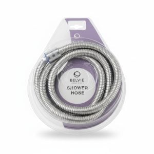 Flexible de douche en métal chromé Belvie