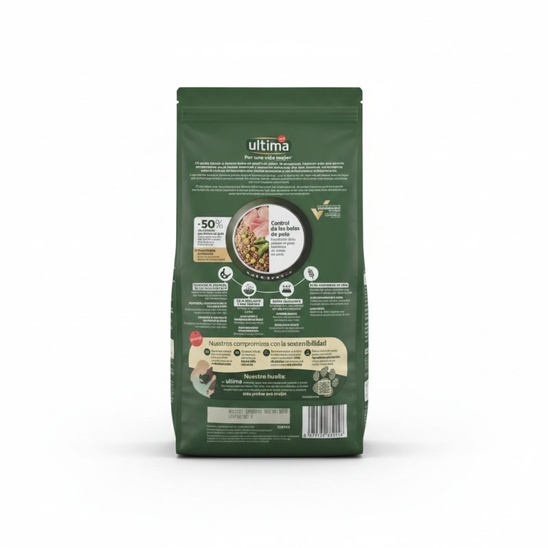 Croquettes chat antiboules de poils Dinde 1,5kg Ultima