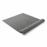 Paillasson Vinyle Bouclé Gris pour Entrée et Extérieur