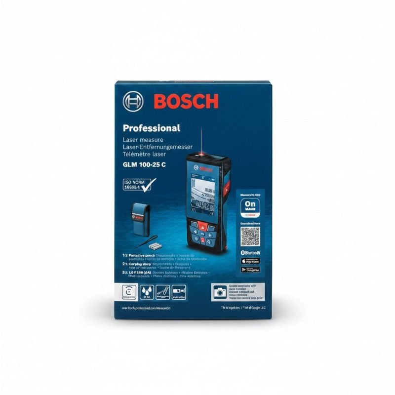 Télémètre Laser Bosch GLM 10025 C 100m Connecté
