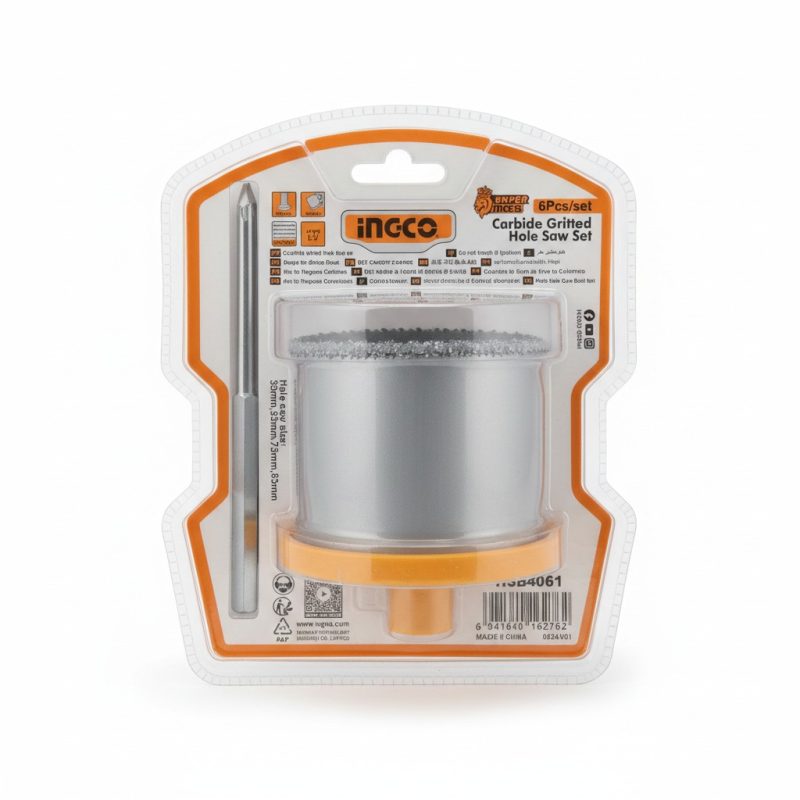 Jeu de 6 SciesCloches Carbure INGCO HSB4061 (3383mm)