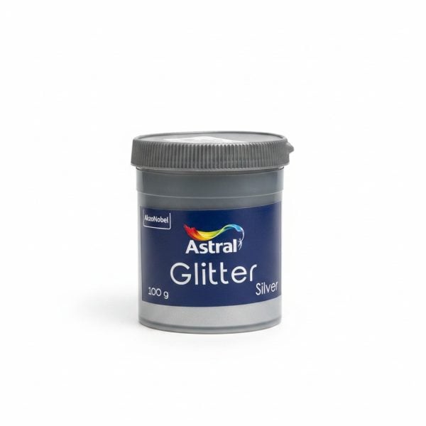 Paillettes décoratives Glitter Silver 100g Astral