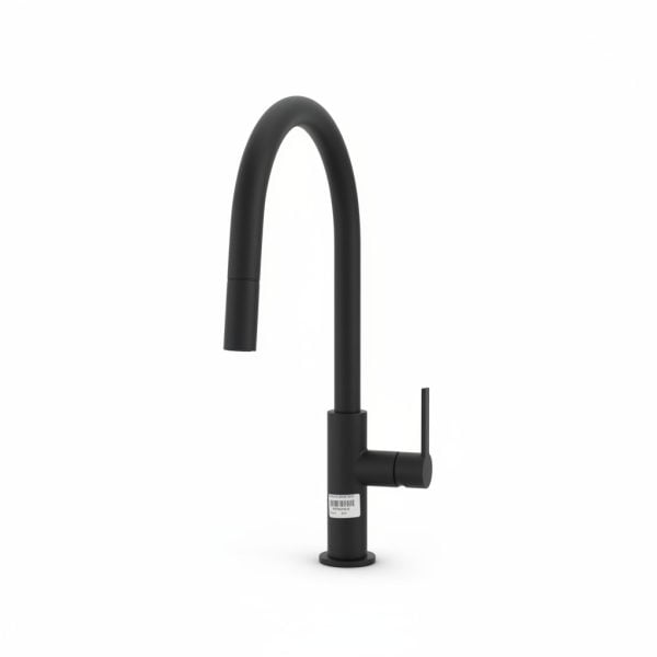 Mitigeur de cuisine Franke Maris Slim J Pull Down Noir Mat