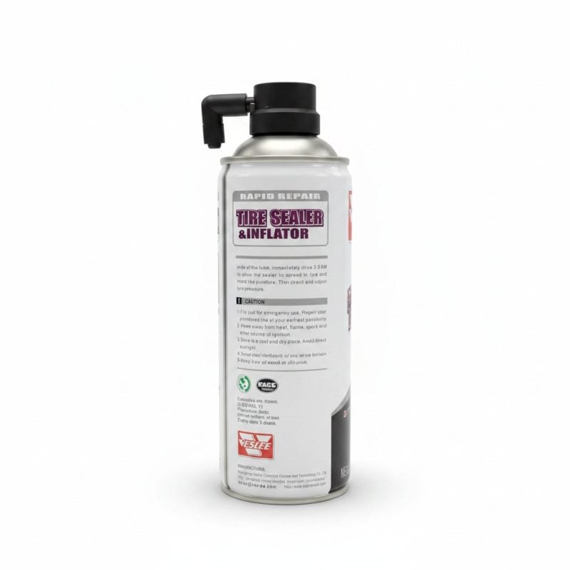 Bombe AntiCrevaison 450ml Veslee Réparation Rapide Pneu