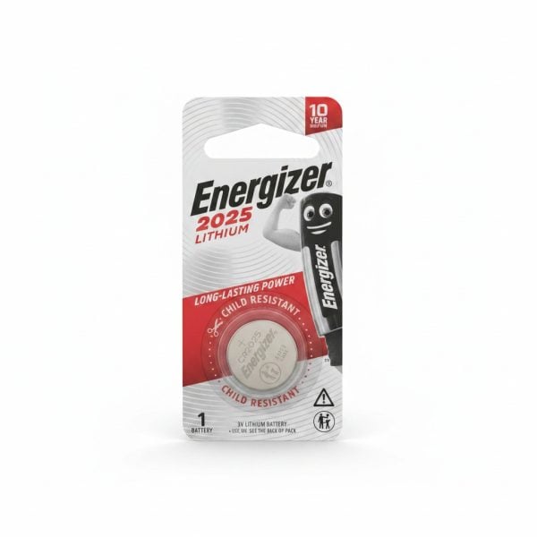 Pile bouton Lithium 3V CR2025 Energizer longue durée