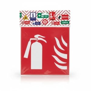 Panneau Signalétique Pictogramme Extincteur et Flammes