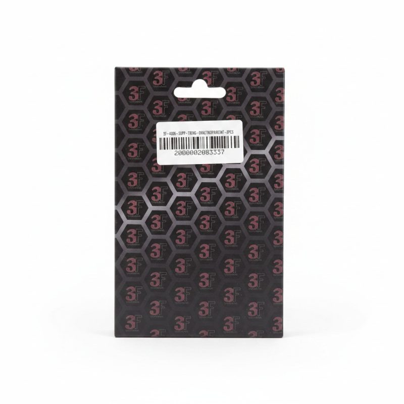 Support tringle ovale en plastique transparent 3F (lot de 2)