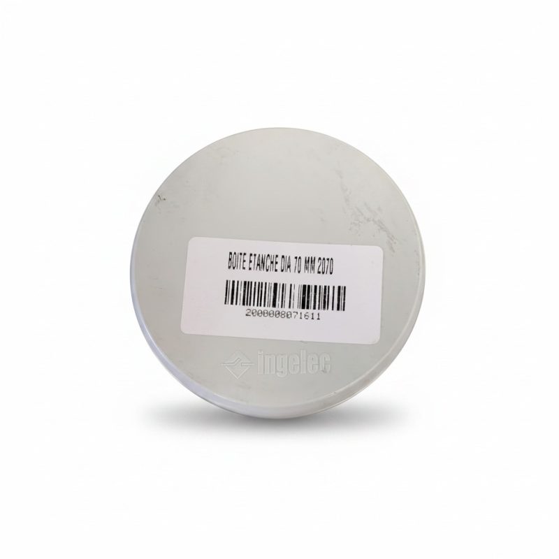 Boîte étanche ronde Ø70x40mm Ingelec Réf. 2070