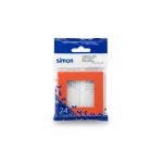 Plaque de finition simple corail Simon 24 Harmonie