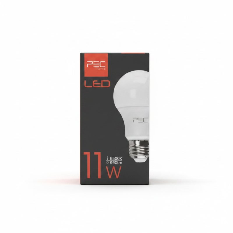 Ampoule LED E27 11W 6500K Lumière Blanche Froide PEC