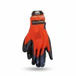 Gants de protection nitrile rouge et noir Taille 10/XL