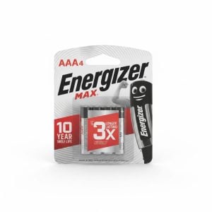 Piles Alcalines AAA Energizer MAX (Pack de 4)