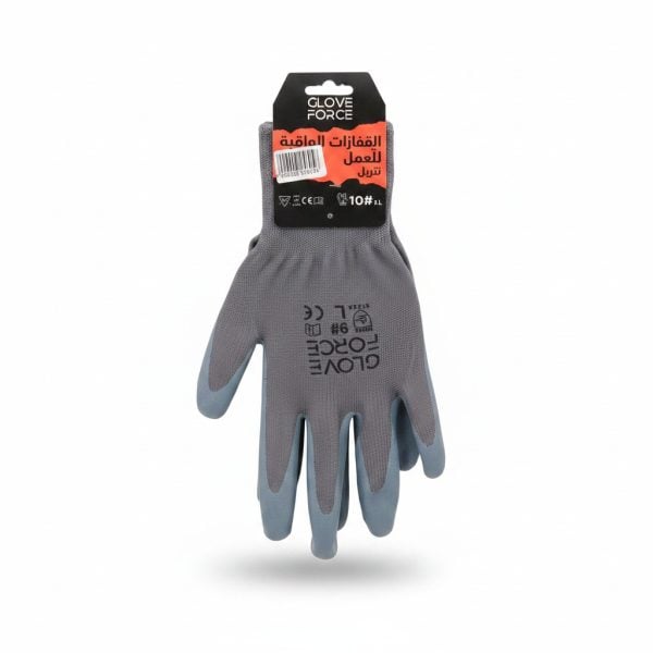 Gants de protection nitrile gris T.10 GLOVE FORCE