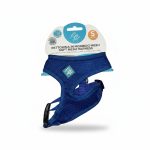 Harnais Doux en Maille Bleu S Love Pet 36-41 cm