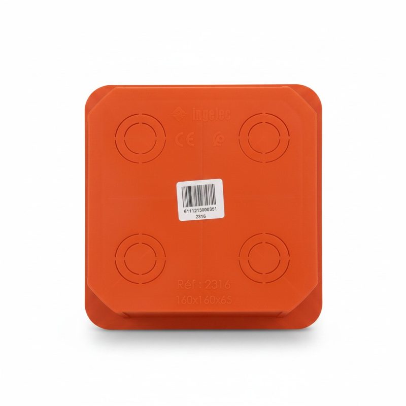 Boîte de dérivation Ingelec 160x160x65mm Réf. 2316