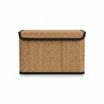 Panier de rangement en bambou avec couvercle 33x23x20 cm