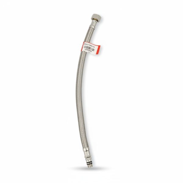 Flexible Sanitaire 3/8 F x M10 30 cm Double Tresse Inox