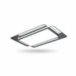 Plafonnier LED Noir 120W Design Moderne 3 Couleurs