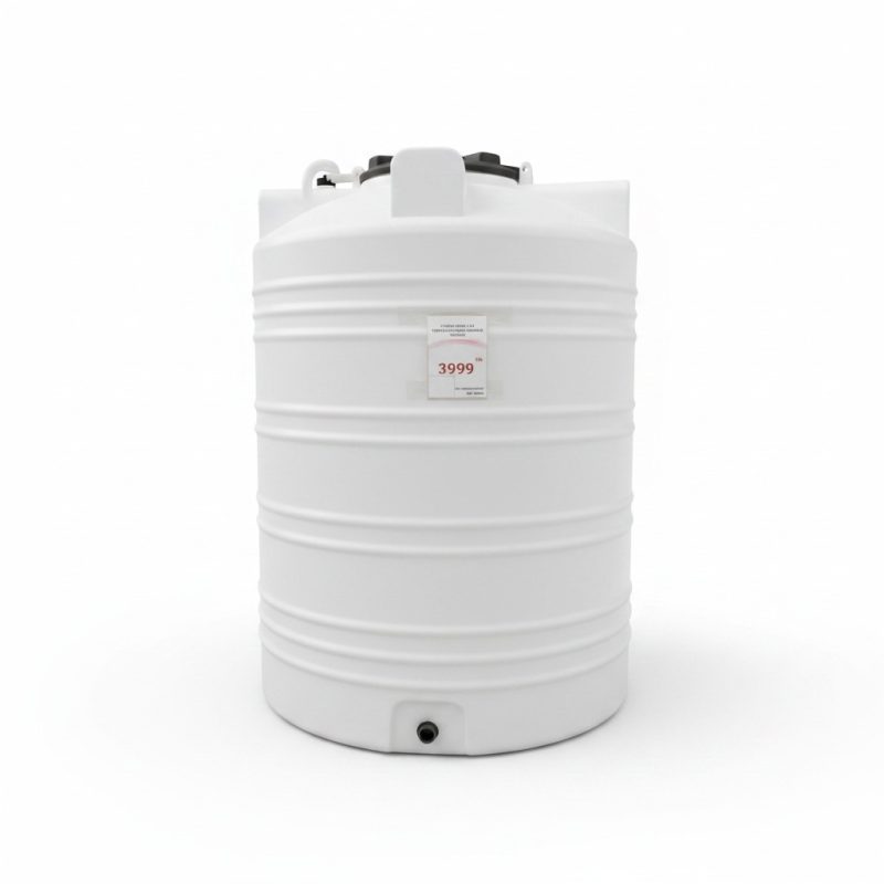 Citerne à eau verticale 2000L LVB avec raccord de vidange