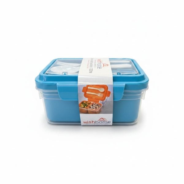 Boîte à Lunch avec Couverts 1700 ml Wishhome
