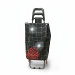 Chariot de Courses à Roulettes - Sac à Motifs Graphiques
