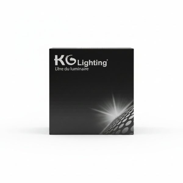 Spot Apparent Rond GU10 12V Noir Sable - KG Lighting