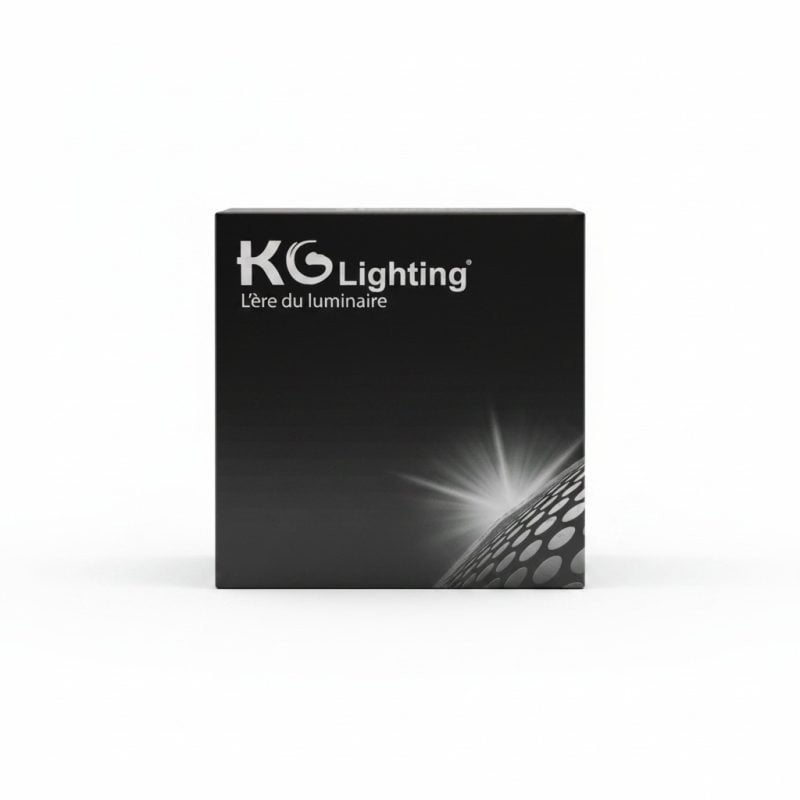 9708121 Spot Apparent Rond GU10 12V Noir Sable KG Lighting