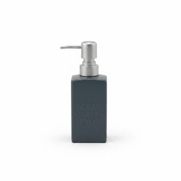 Distributeur Savon Céramique Gris Home Sweet Home