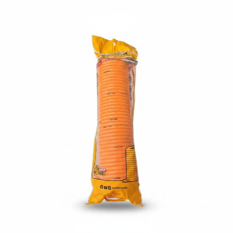 Tuyau d'air spiralé PU 10m, Ø8mm, 12 bar max  INGCO AH1101