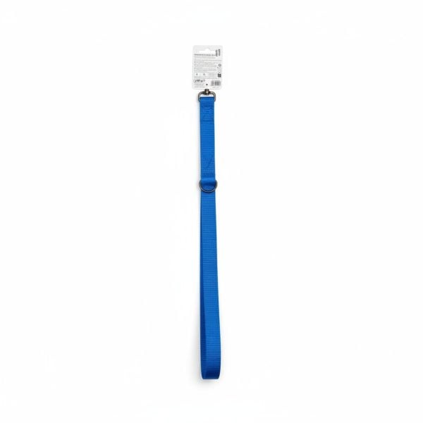 Laisse en nylon bleu 120 x 2,5 cm pour chien Paws
