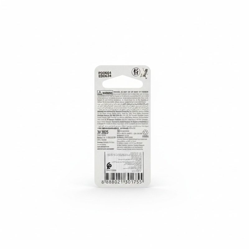 Pile bouton Lithium 3V CR2025 Energizer longue durée