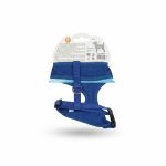 Harnais Doux en Maille Bleu S Love Pet 36-41 cm