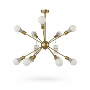 Suspension Sputnik Or 9 Lampes E27 STEN