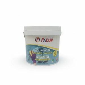 Peinture intérieure satinée lavable Aquagarde 4 Kg FACOP