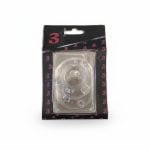 Support de tringle rond Ø25 mm transparent (x2) 3F