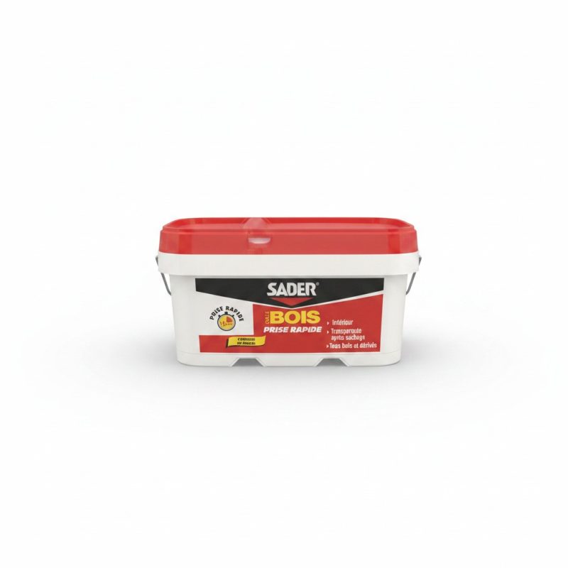 Colle à bois prise rapide 15 min Sader 4 kg
