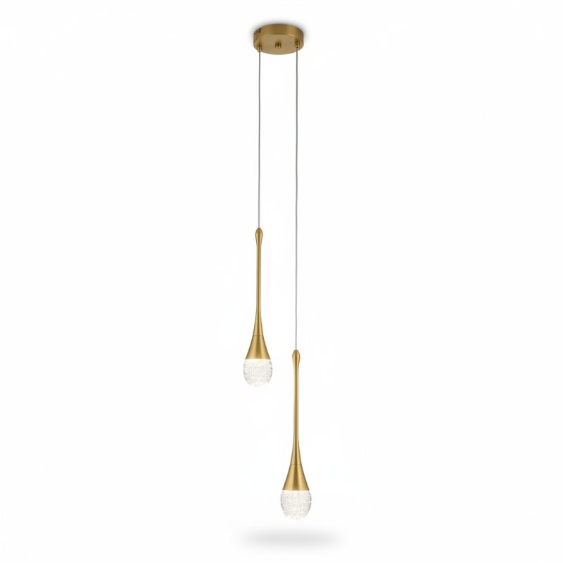 Suspension Perlis Métal Or 10W 3 Couleurs 220V