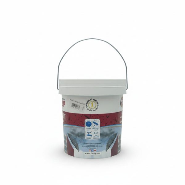 Peinture d'étanchéité élastique rouge FACOPLAST 6KG