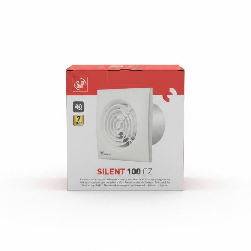 Extracteur d'air S&P SILENT 100 CZ 230V Blanc