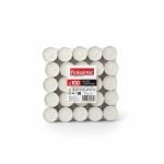 100 Bougies Chauffe-Plat Blanches 4H Finissimo