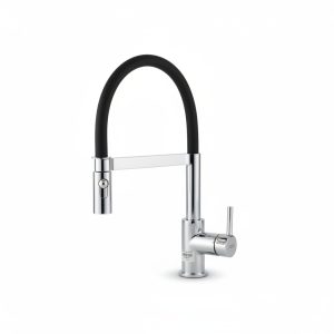 Mitigeur de Cuisine Franke Lina Semi-Pro Chrome/Noir