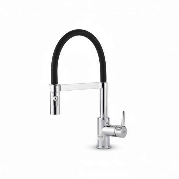 Mitigeur de Cuisine Franke Lina Semi-Pro Chrome/Noir