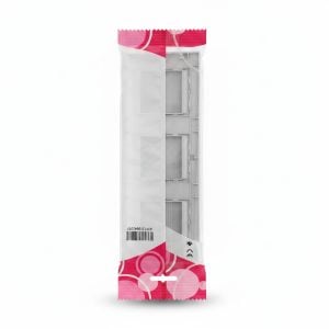 Plaque Triple Horizontale Gris Clair Alians P2520G