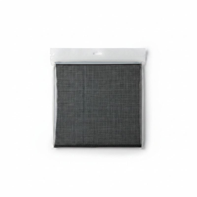 Bac de Rangement Tissu Gris 31x31x30 cm pour Dressing