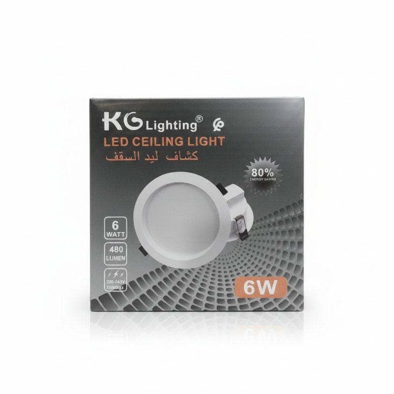 Panel LED Encastrable Rond 6W 3 Tonalités KG Lighting