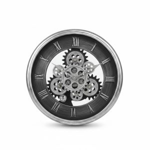 Horloge Murale 40cm Engrenages Style Industriel